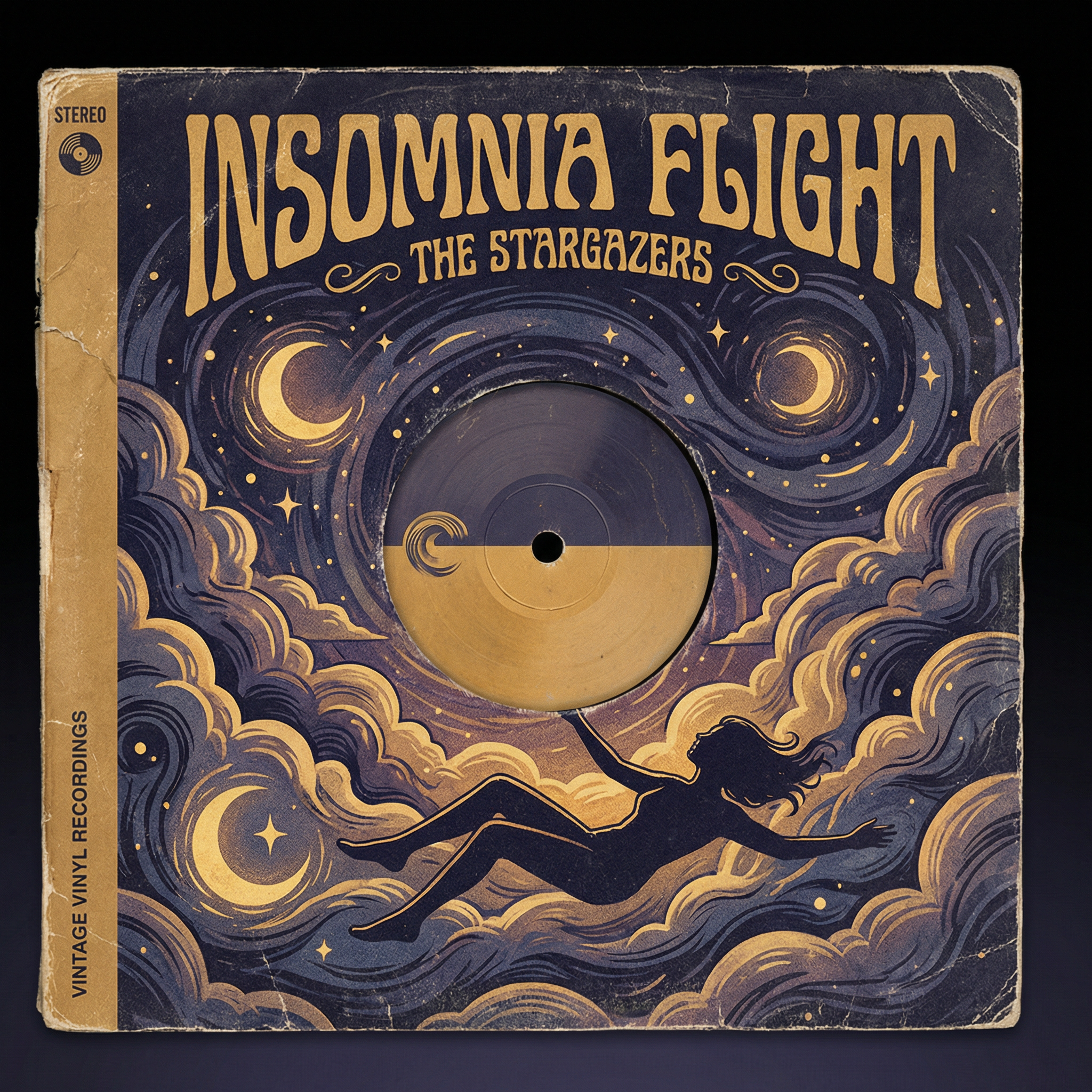 c7yule - 接个吻开一枪单曲《失眠飞行》封面