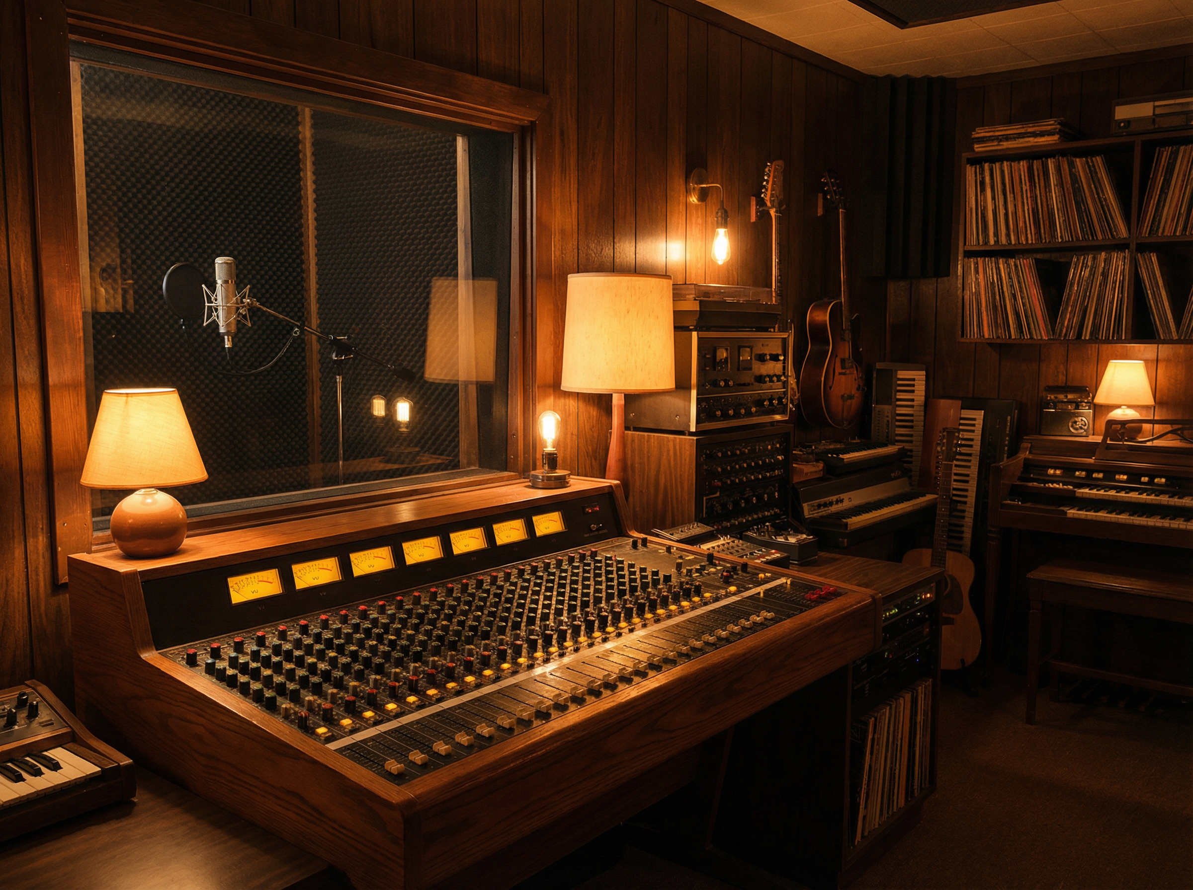 c7yule - 复古录音室创作场景